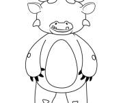 Coloriage Portrait d'un petit monstre &agrave; compl&eacute;ter