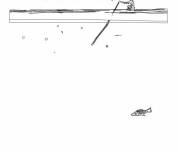 Coloriage et dessins gratuit Sc&egrave;ne de peche &agrave; compl&eacute;ter  à imprimer