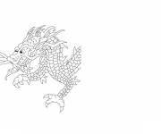 Coloriage Termine dessiner le dragon