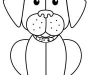Coloriage Termine le chien