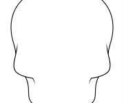Coloriage et dessins gratuit Termine le cr&acirc;ne de sucre à imprimer