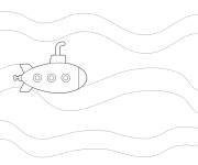 Coloriage termine le paysage sous marin