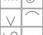 Coloriage Termine les formes