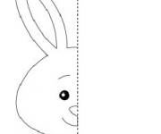 Coloriage et dessins gratuit Terminer la moiti&eacute; du lapin à imprimer