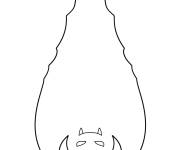 Coloriage Dessin de chauve-souris facile