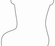 Coloriage Dessin facile des chaussettes de No&euml;l