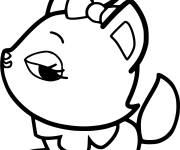 Coloriage B&eacute;b&eacute; Marie le chat de Disney