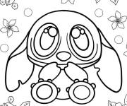Coloriage B&eacute;b&eacute; Stitch style Kawaii de Disney