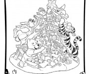 Coloriage et dessins gratuit Disney Noel à télécharger à imprimer