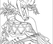 Coloriage La Petite Sirène Disney