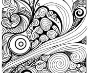 Coloriage Conception Doodle adulte
