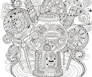 Coloriage Des bombons Doddle