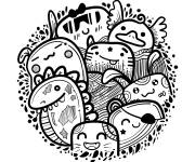 Coloriage Doddle facile
