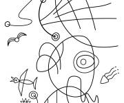 Coloriage Doodle Artwork Miro