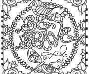 Coloriage Doodle courage