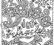 Coloriage Doodle de miracle
