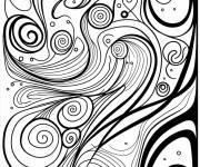 Coloriage Doodle surr&eacute;el