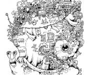 Coloriage et dessins gratuit Escargot g&eacute;ant Doddle à imprimer