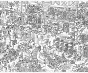 Coloriage Illustration de magasin