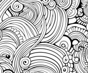 Coloriage Imprime ce dessin Doodle adulte