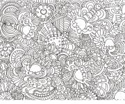 Coloriage labyrinthe Doddle adulte