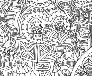 Coloriage Le monde magique Doddle