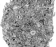 Coloriage Le souterrain Doodle