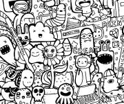 Coloriage Personnages Doddle
