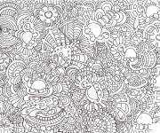 Coloriage Symphonie doodle