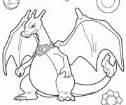 Coloriage Dracaufeu de Clarissa magique