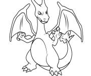Coloriage Dracaufeu Vmax shiny
