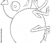 Coloriage Araign&eacute;e rigolote