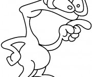 Coloriage Un Extraterrestre marrant
