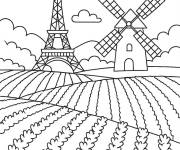 Coloriage et dessins gratuit Paysages de l'europe à imprimer