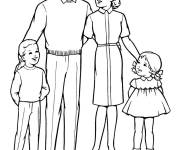 Coloriage Membre de la famille
