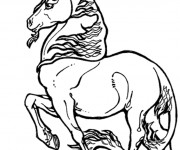 Coloriage Fantastique Licorne magique