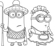 Coloriage Film Les Minions drôle