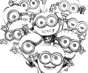 Coloriage Film Les Minions pour enfants