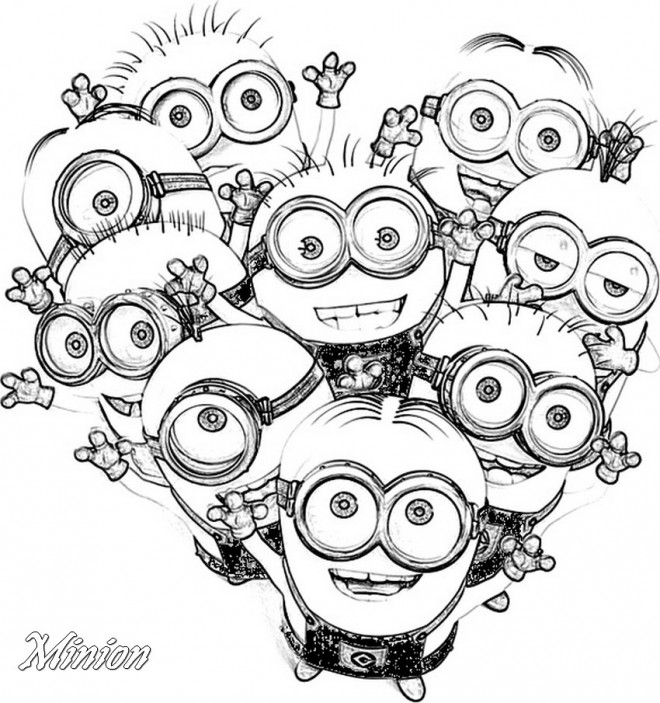 Coloriage Film Les Minions Pour Enfants Dessin Gratuit à