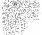 Coloriage Fleur exotique Adulte