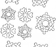 Coloriage Flocon de Neige 13