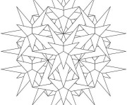 Coloriage et dessins gratuit Flocon de Neige 21 à imprimer