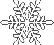 Coloriage et dessins gratuit Flocon de Neige 26 à imprimer