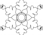 Coloriage et dessins gratuit Flocon de Neige 27 à imprimer