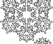 Coloriage Flocon de Neige 34