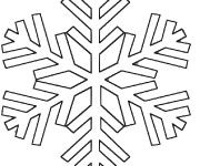 Coloriage et dessins gratuit Flocon de Neige 35 à imprimer