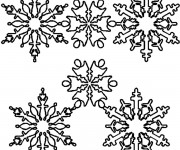 Coloriage Flocon de Neige 41