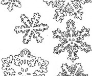 Coloriage Flocon de Neige 49