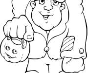 Coloriage et dessins gratuit Frankenstein de Halloween à imprimer