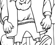 Coloriage Frankenstein, le gros monstre